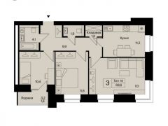 продажа 3-Кв кф/п Тентюковская 320