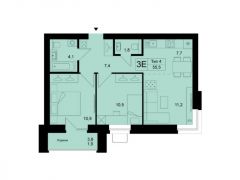продажа 3-Кв кф/п Морозова 207/1