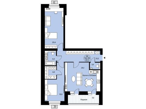 Продажа 3-Кв кф/п Октябрьский 137
